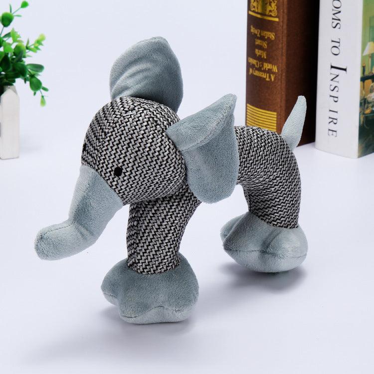Whistle Pals: Interactive Plush Dog Toys For Biting Fun Elephant