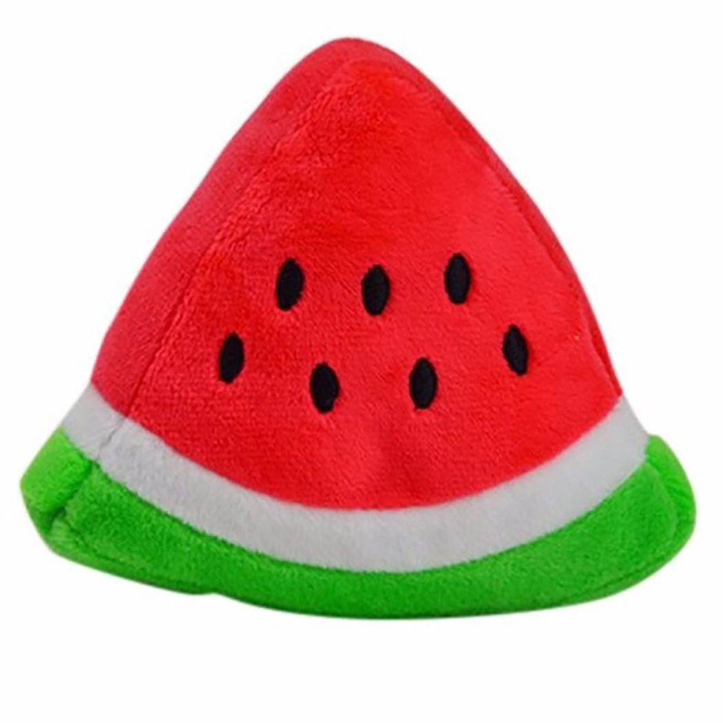Gooddog, Dog, Plush Vocal Toys, Fruits, Cartoons, Pets, Cats, Toys, Pet Supplies Watermelon