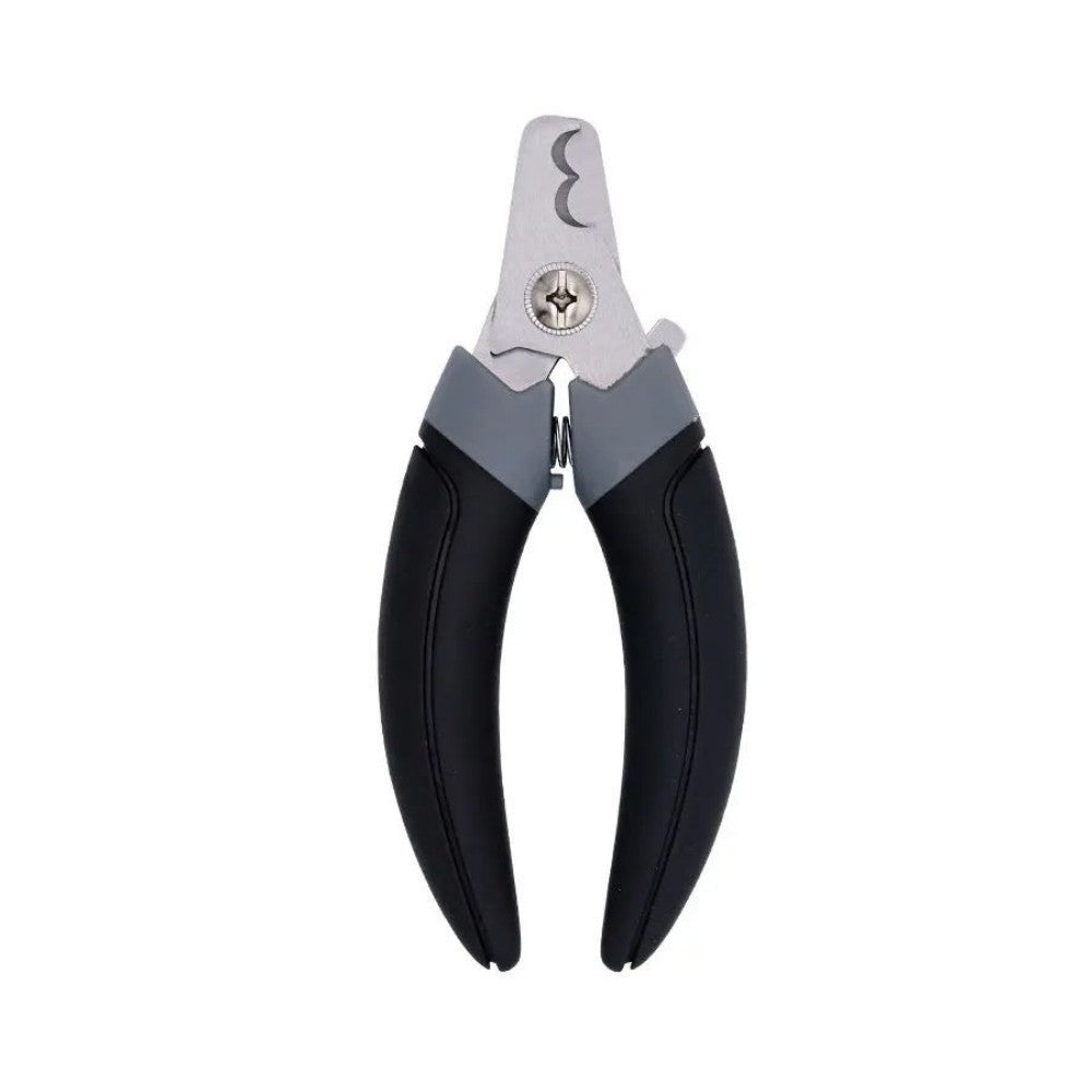 Stainless Steel Half Moon Blade Nailclippers Household Cat Claw Nail Cutters Beauty Clippers For Pets Cats Dog Supplies Black