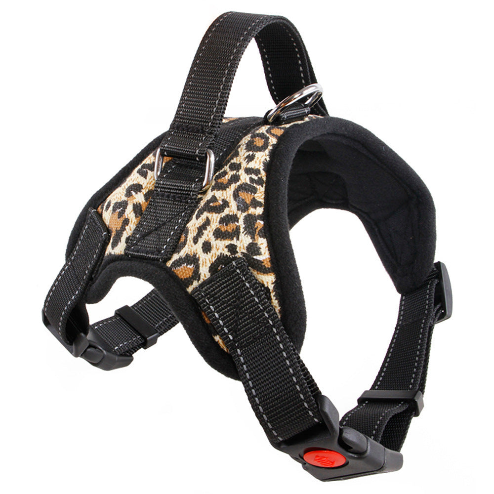 Pet Supplies Medium and Large Dog Dog Collar Leopard