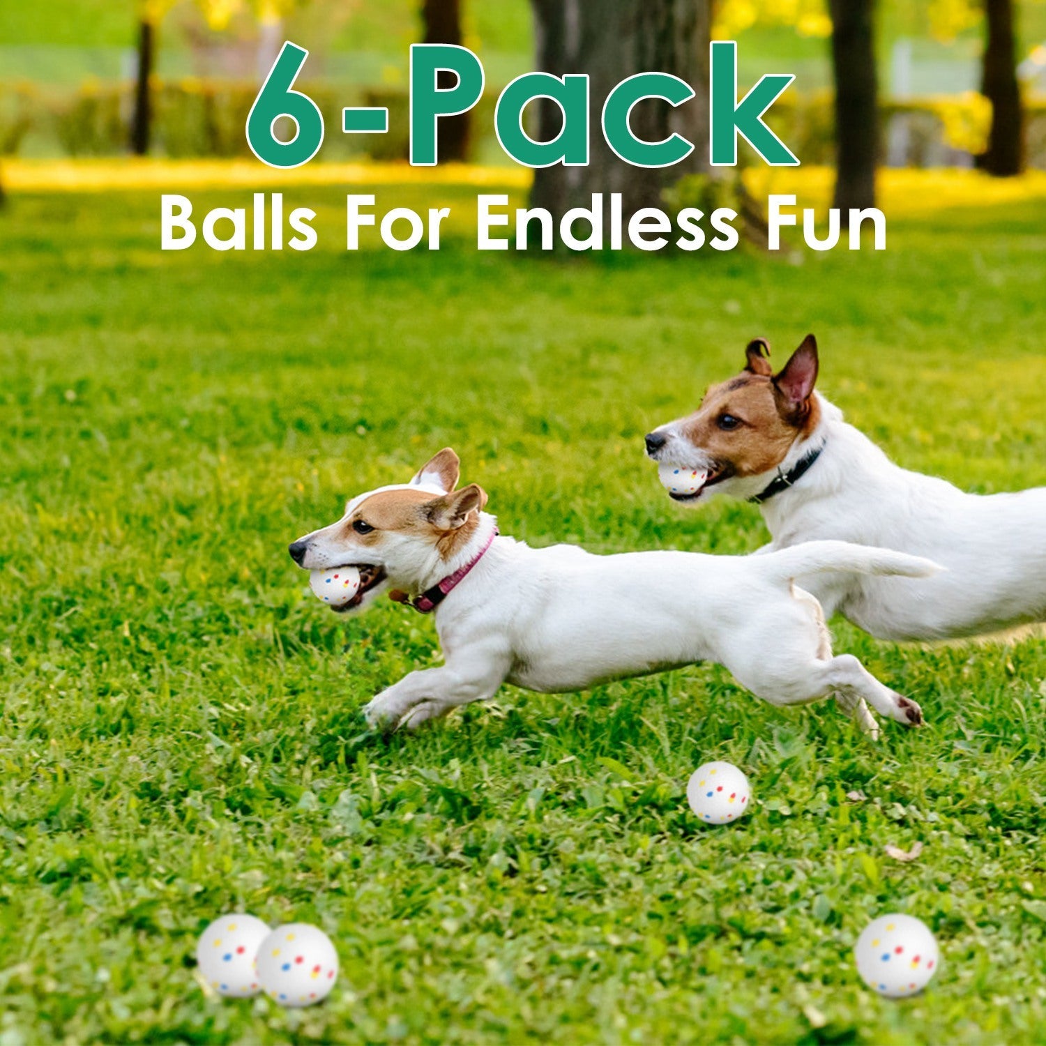 Dog Balls for Automatic Launcher 2.3" ETPU 6-Pack