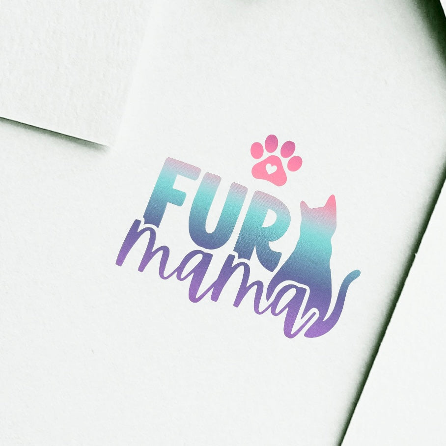 Vinyl Stickers for Pet Lovers Fur Mama