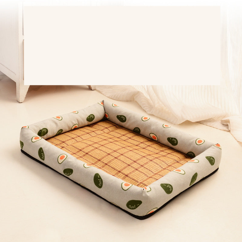 Universal Removable and Washable Dog Kennel Mat Lucky Cat XL（75cm*60cm）