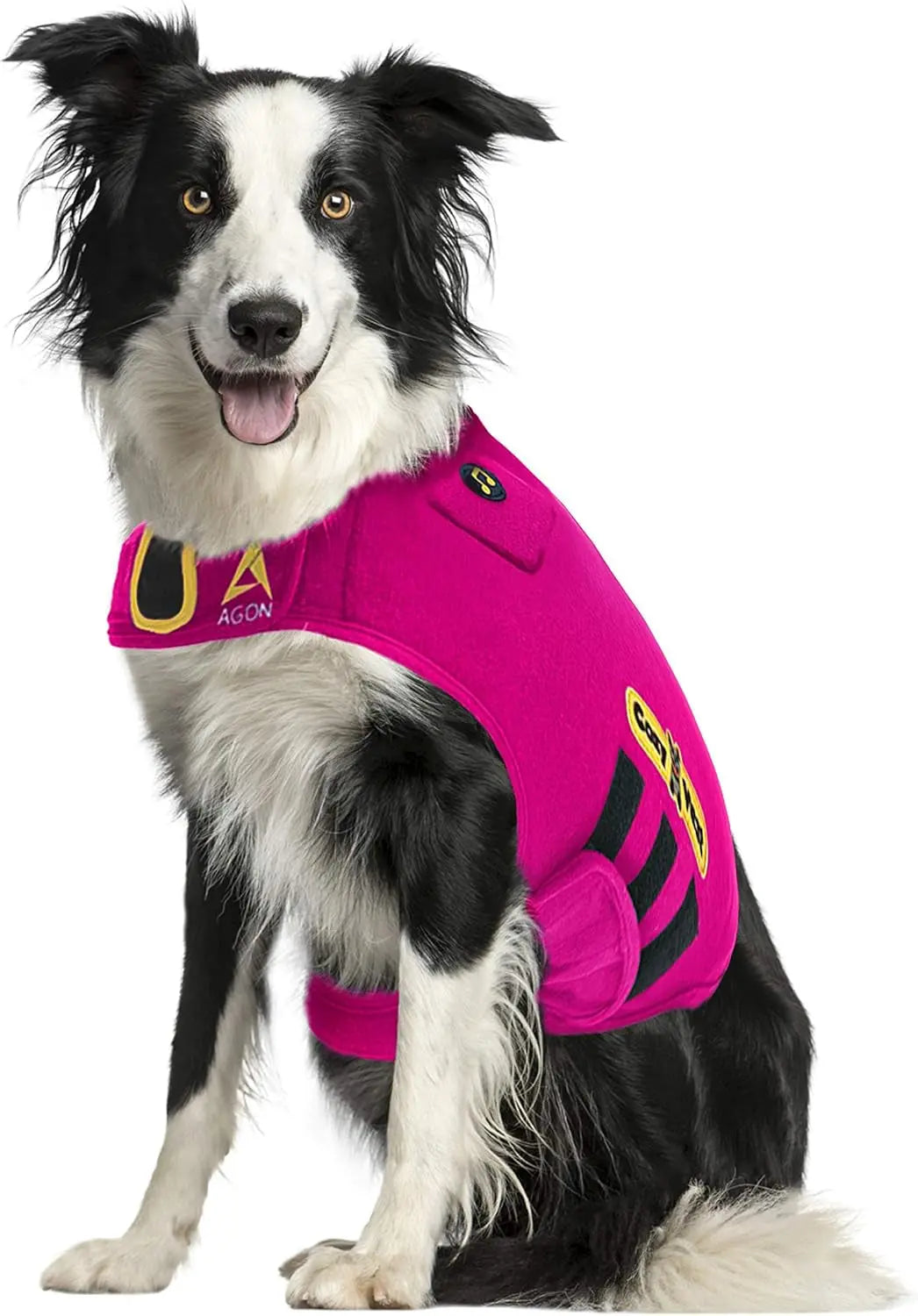 3-in-1 Dog Anxiety Vest with Music & Aromatherapy Calming Coat XXS–XXL Pink M [26-40 Lbs]