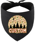 Custom Under the Stars Pet Bandana Black