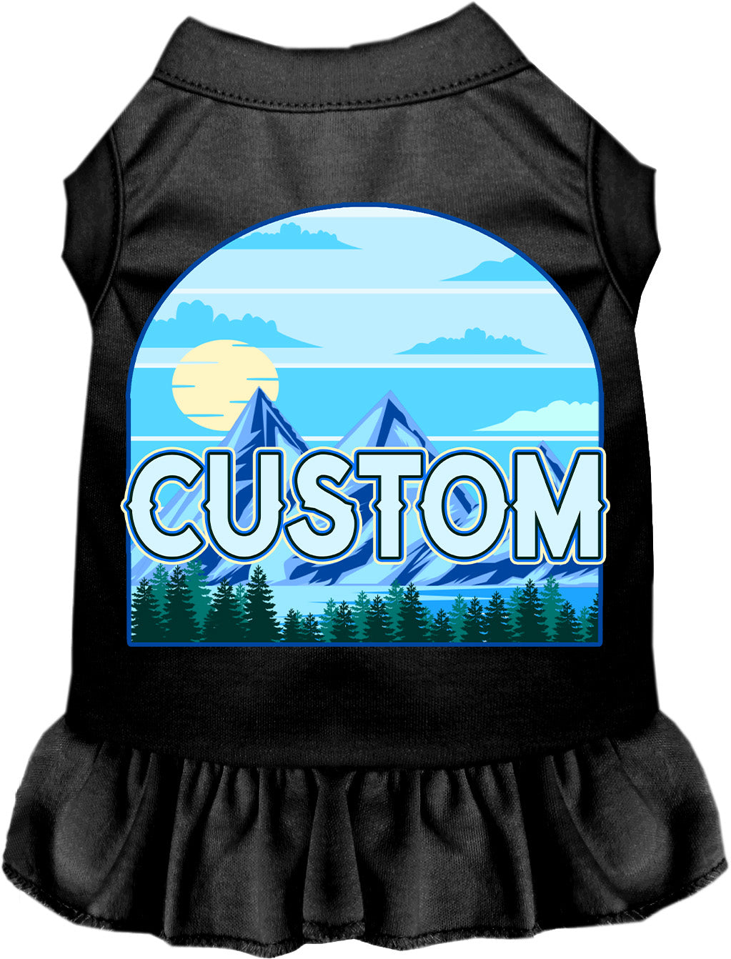 Custom Trailblazer Pet Dress Black