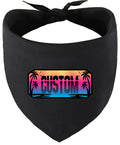 Custom Beach Shades Pet Bandana Black