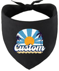 Custom Coast Pet Bandana Black