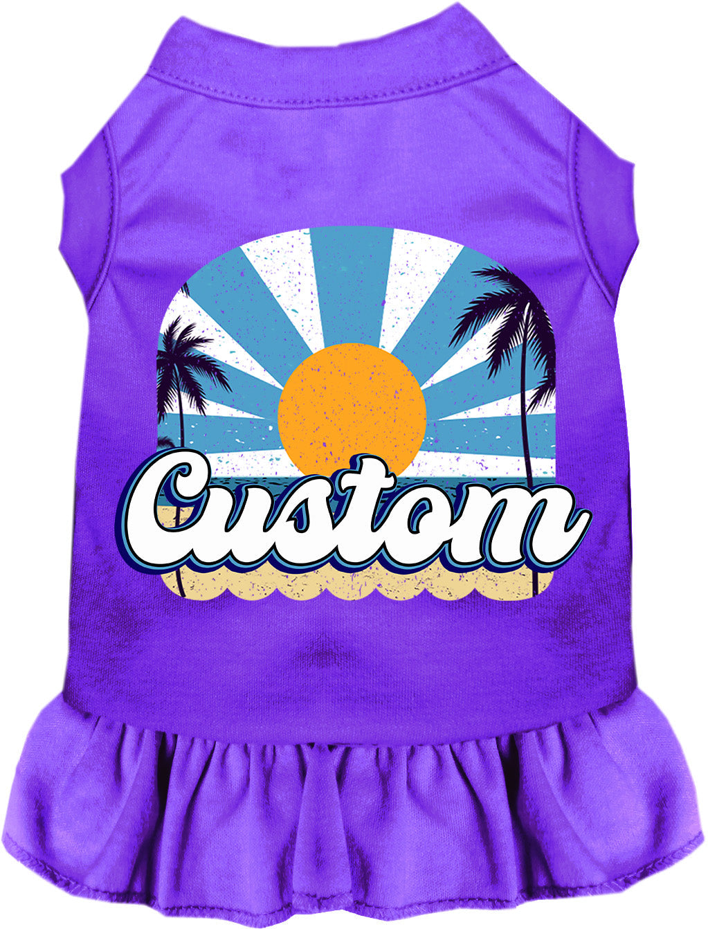 Custom Coast Pet Dress Purple