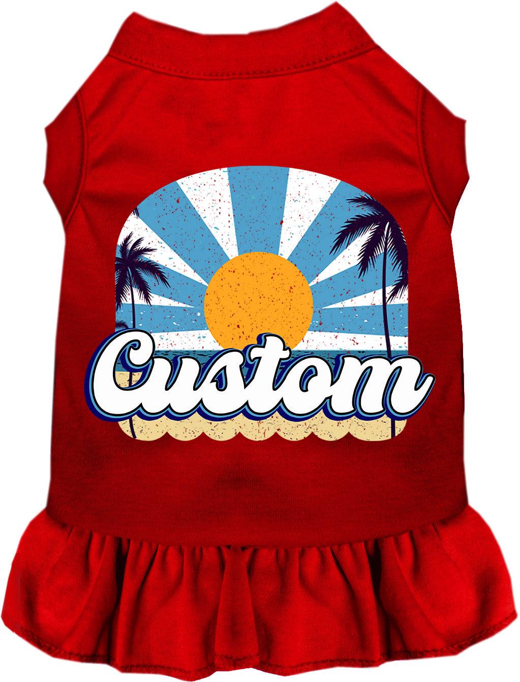 Custom Coast Pet Dress Red