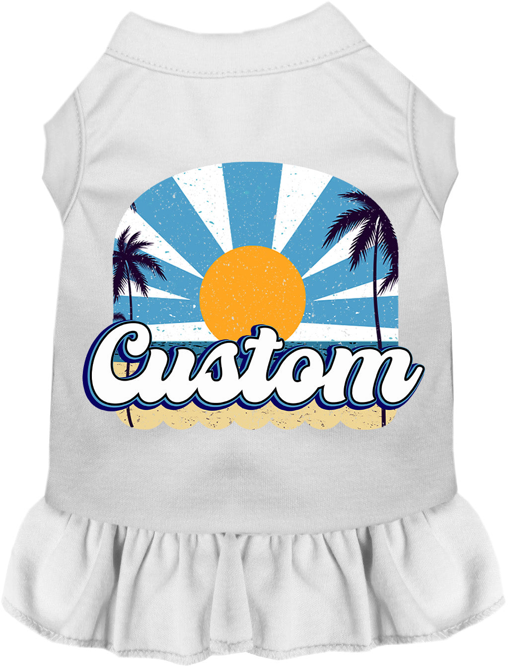 Custom Coast Pet Dress White