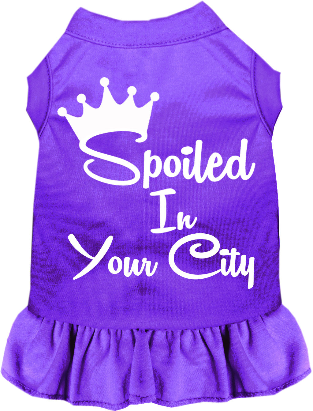 Custom Spoiled In Pet Dress Purple