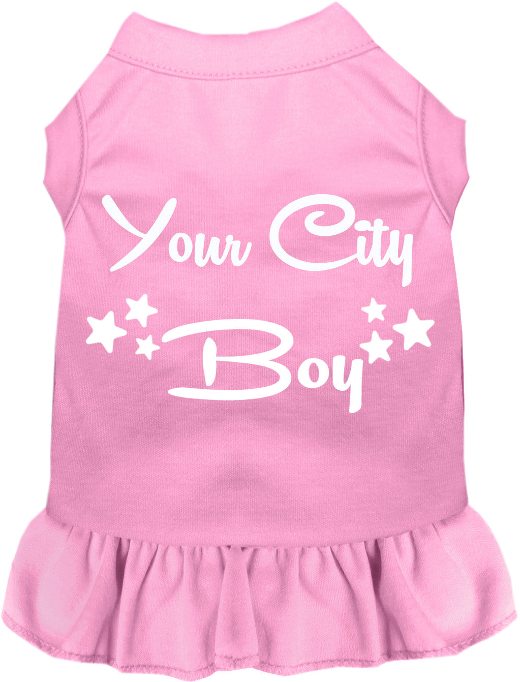 Custom Boy Pet Dress Light Pink