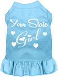 Custom Girl Pet Dress Baby Blue