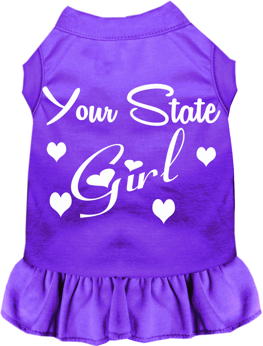 Custom Girl Pet Dress Purple
