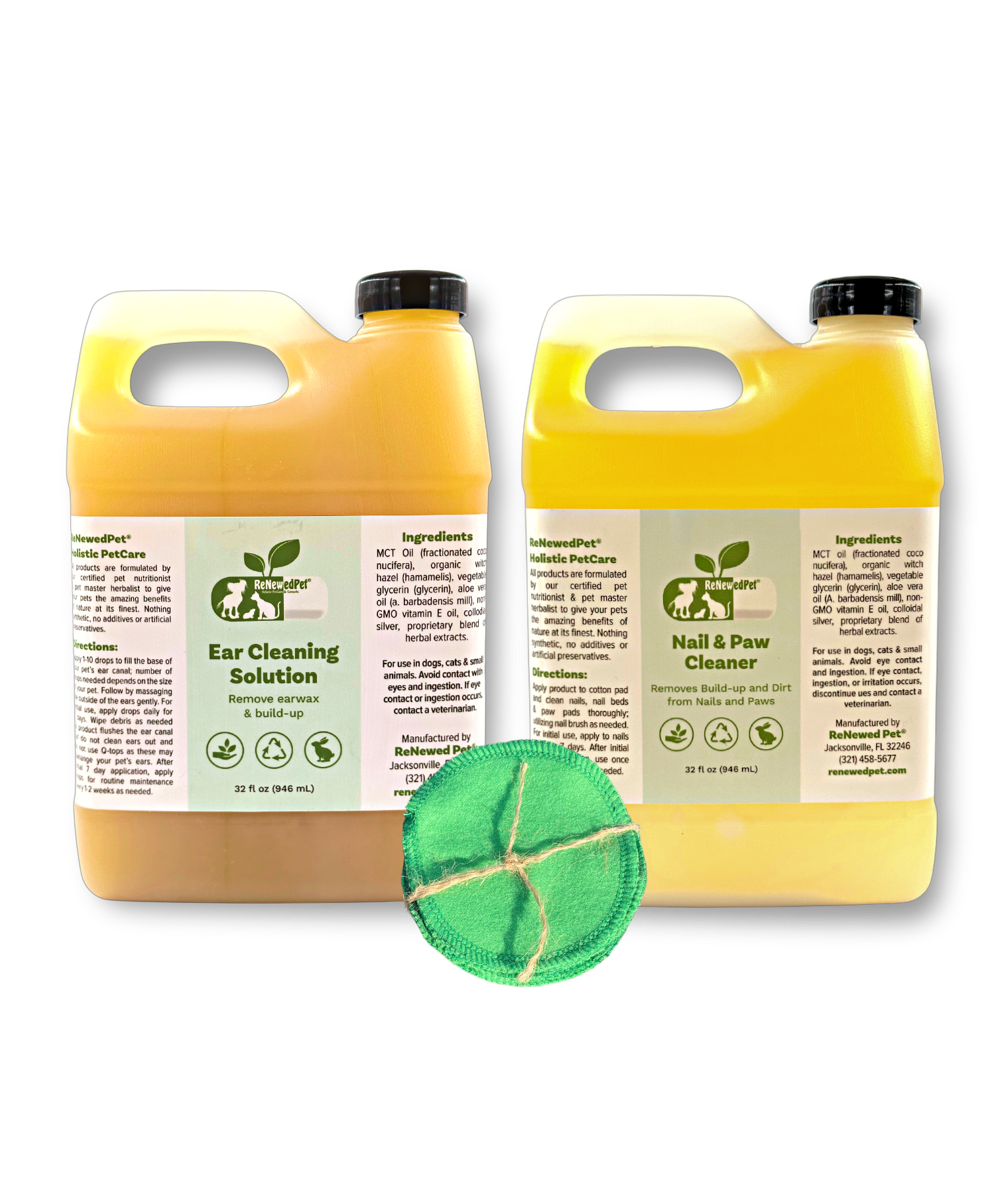 4-ALL PETS EAR & NAIL CLEANER KIT 32 OZ. ($6.24 oz.)