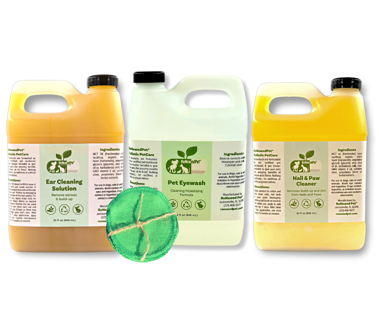 4-ALL PETS EAR, NAIL & EYEWASH KIT 32 OZ. KIT ($5.40 oz.)