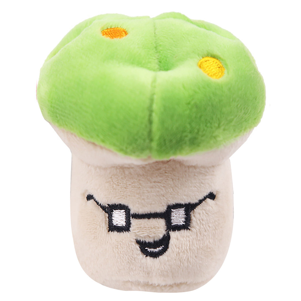 Gooddog, Dog, Plush Vocal Toys, Fruits, Cartoons, Pets, Cats, Toys, Pet Supplies Mushroom