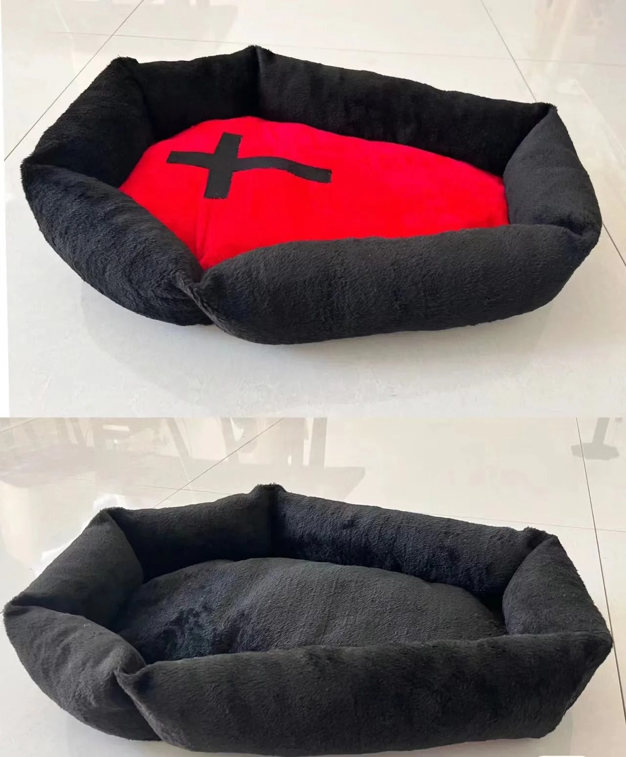Halloween Pet Bed — Spooky Cozy Bed for Dogs & Cats