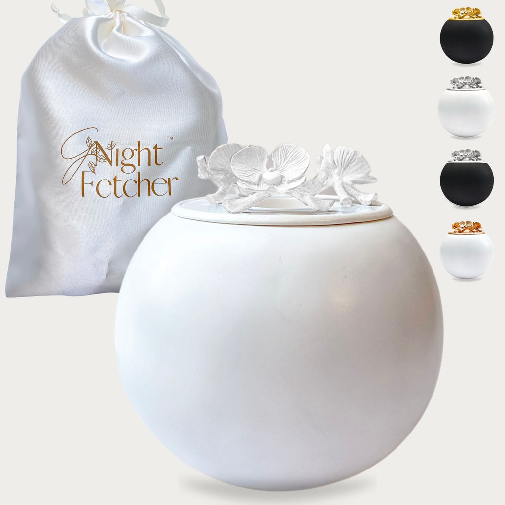 Orchid Urn for Dog & Pet Ashes - Handmade