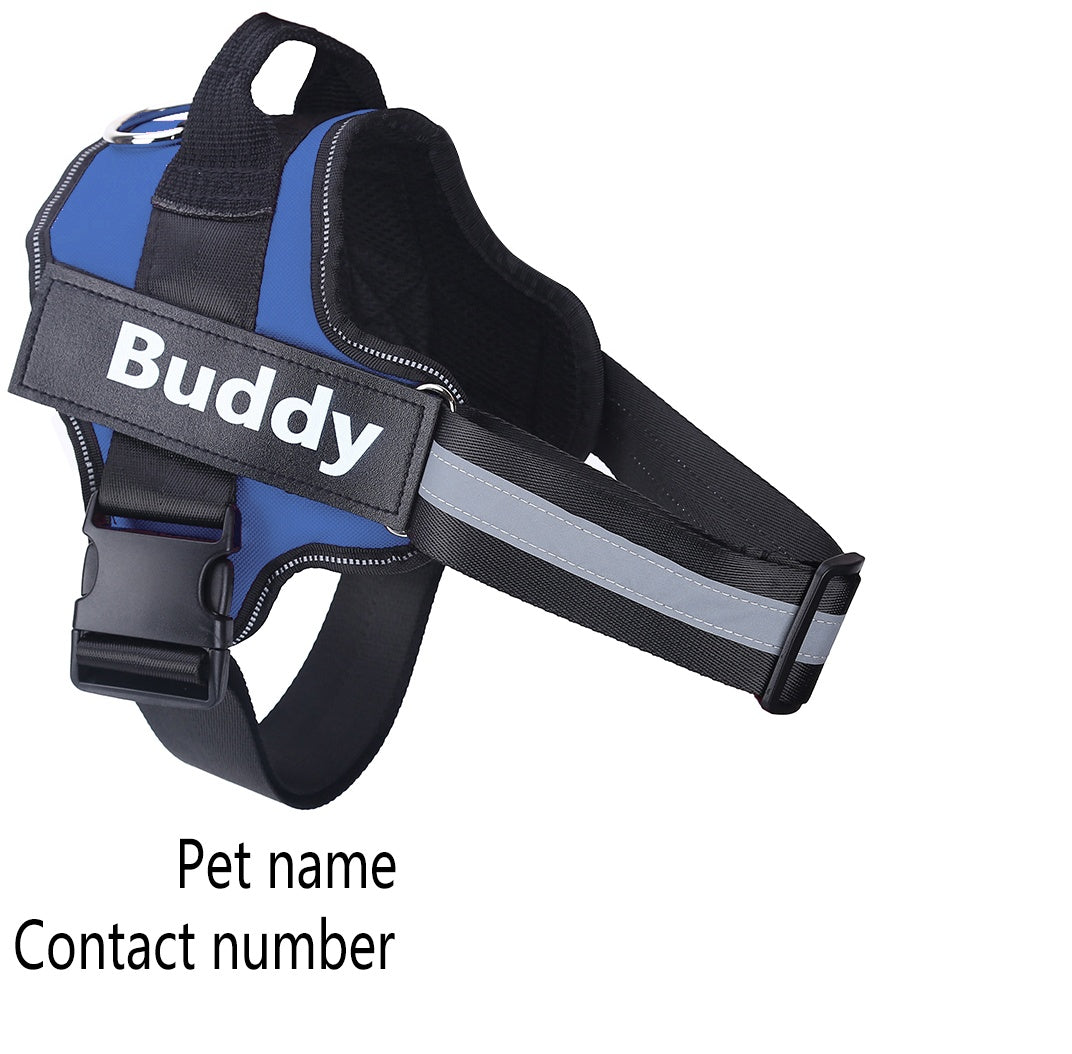 Personalized Dog Harness – No-Pull, Reflective & Adjustable Vest | XS–XXL