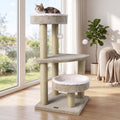 36" Cat Tree with Plush Perches & Scratching Posts Default Title