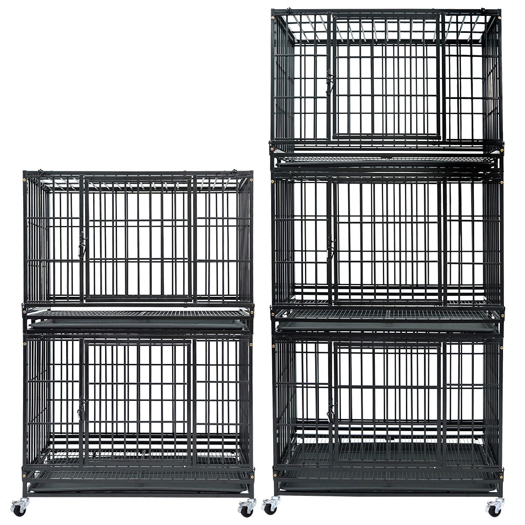 37" Stackable Heavy Duty Dog Kennel 371D04 5 Pack