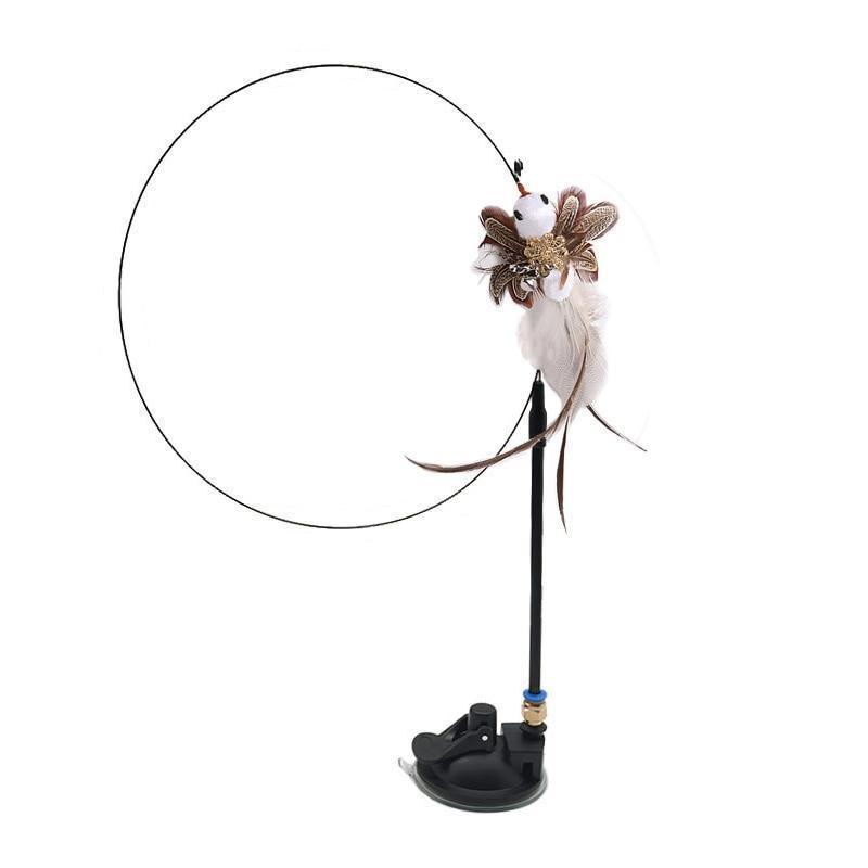 Cat Funny Cat Stick Feather With Bell Sucker Chongming Bird The specifications are shown i