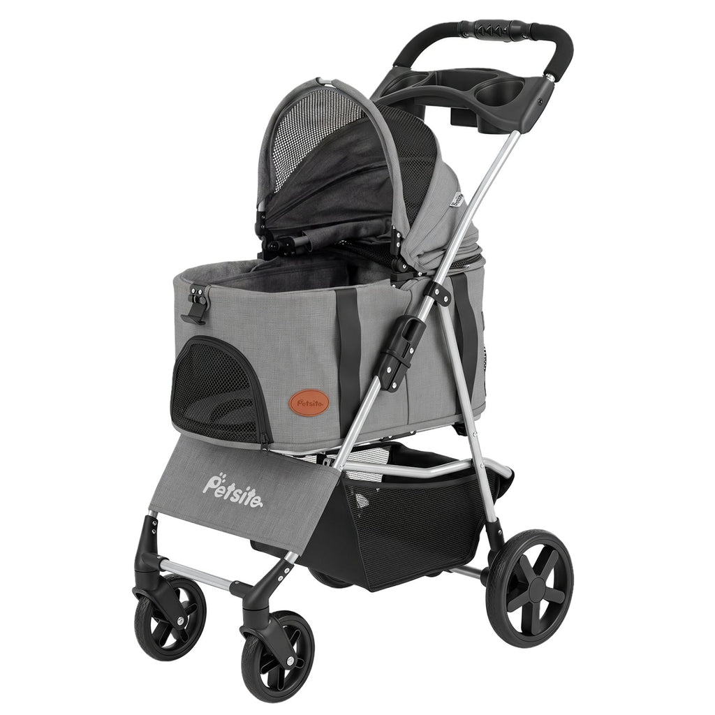 3-in-1 Foldable Pet Stroller for Small to Medium Dogs