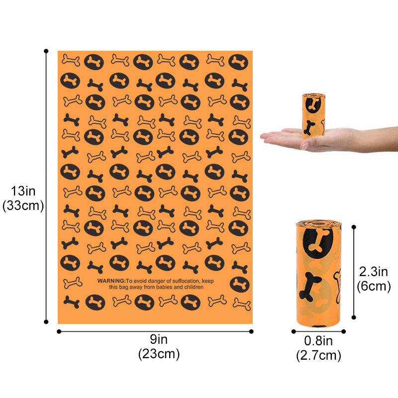 Dog Poop Bag Dog Poop Bag Poop Bag Pet Supplies Orange