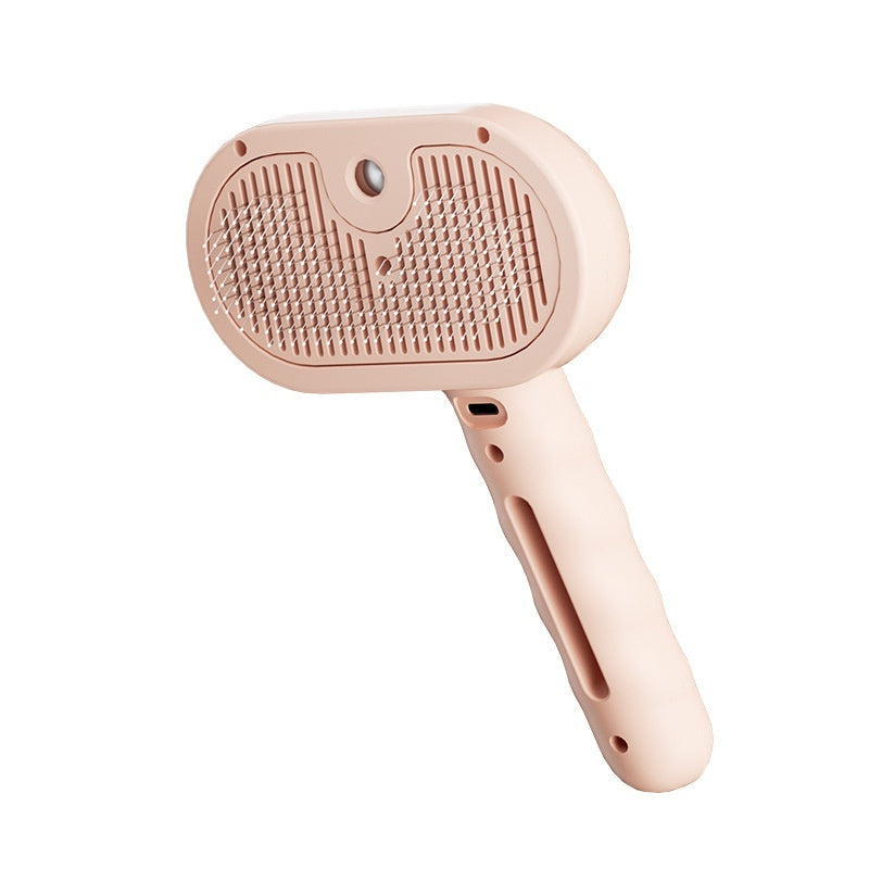Pets Spray Hair Comb Pet Hair Remover Cleaning Brush Cats Grooming Dog Accessories Tools Dematting Water Mist Humidifier Comb Pet Supplies Pink