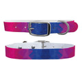 Bi Flag Kaleidoscope Dog Collar