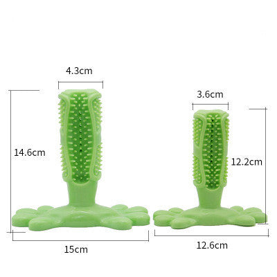 Dog Molar Toy Large Dog Brushing Artifact Pet Supplies Green
