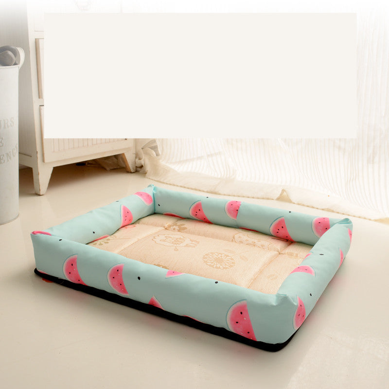 Universal Removable and Washable Dog Kennel Mat Chinese style square S（45cm*35cm）