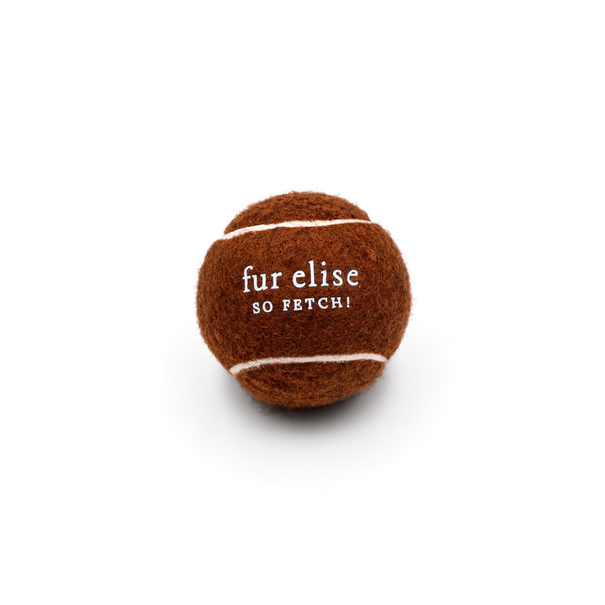 Fur Elise So Fetch! Tennis Ball - Coffee
