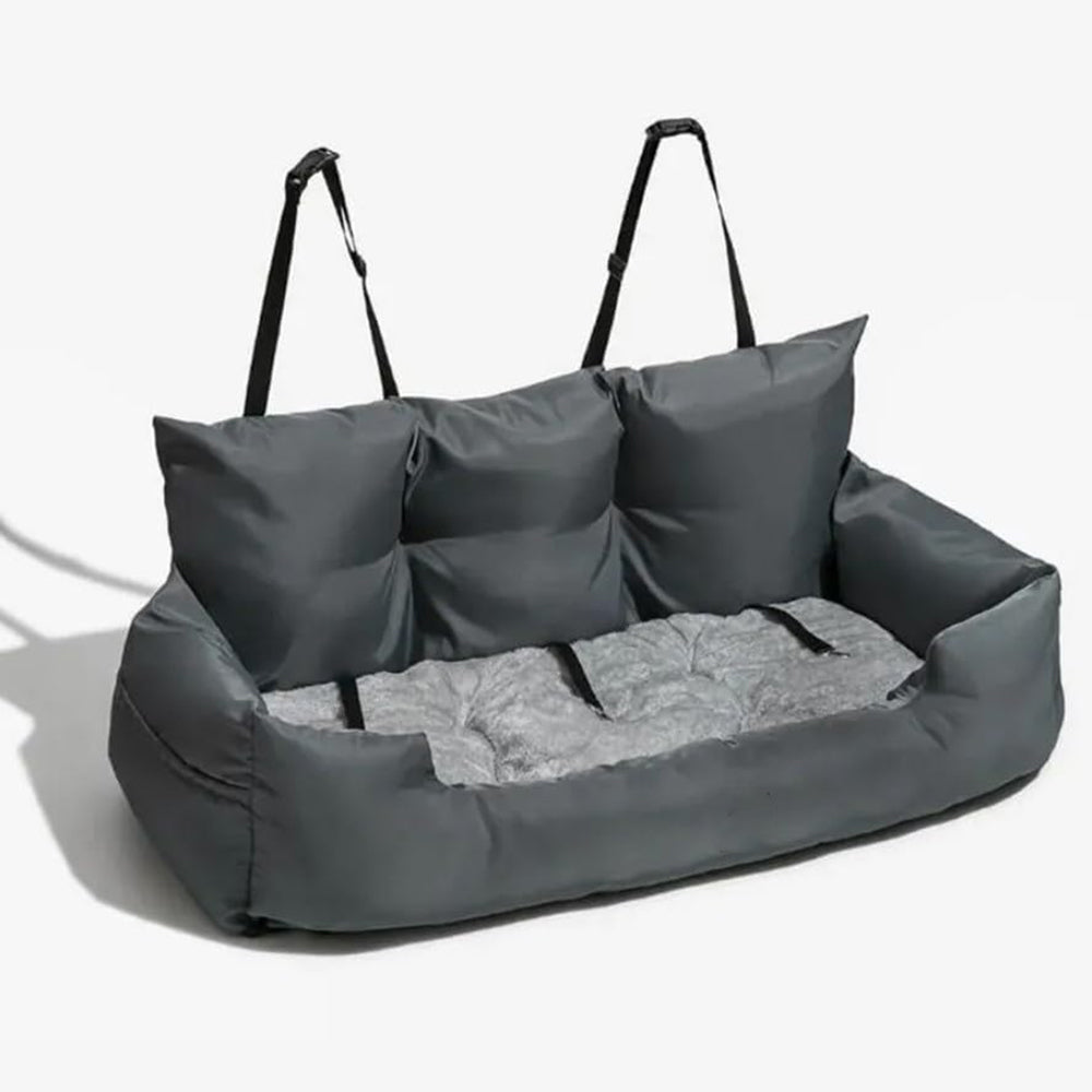 Pet Car Kennel Dog Kennel Outdoor Car Mat Waterproof Gray