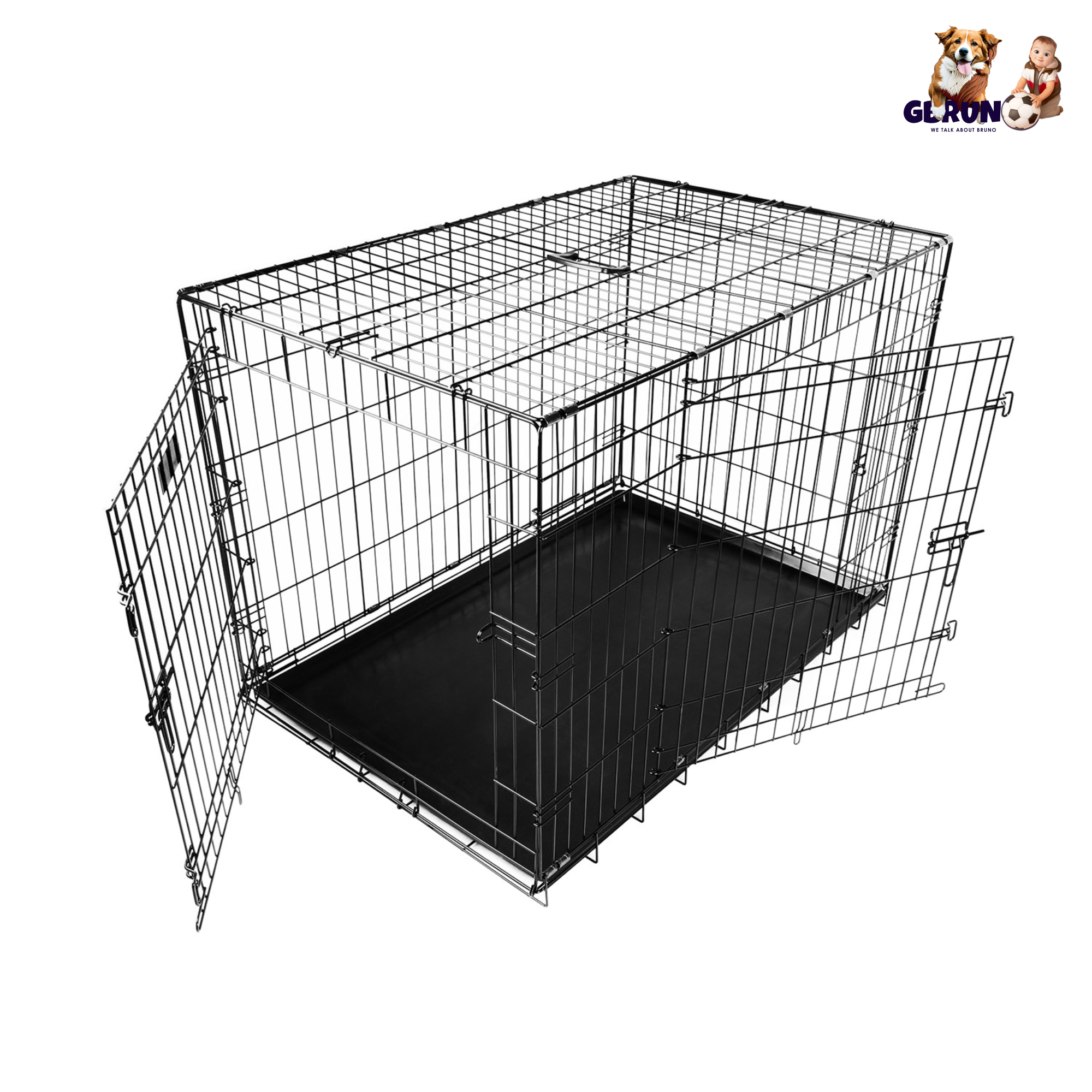 GBruno Folding Metal Pets Crates