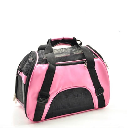 Pet Dog Outing Bag Carrying Bag Pet Bag Pet Backpack Dog Supplies New pink
