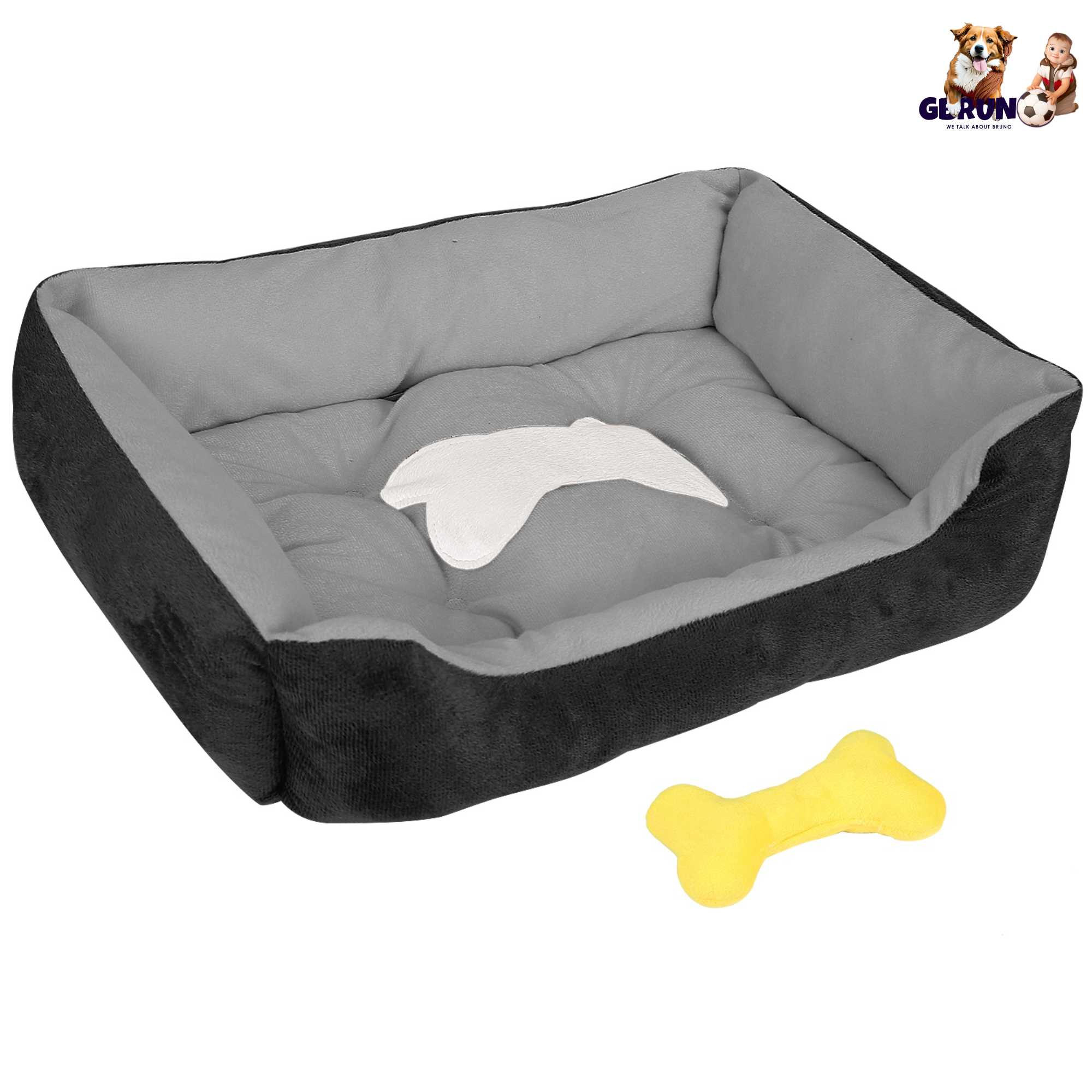 GBruno Pet Dog Bed Black XXL