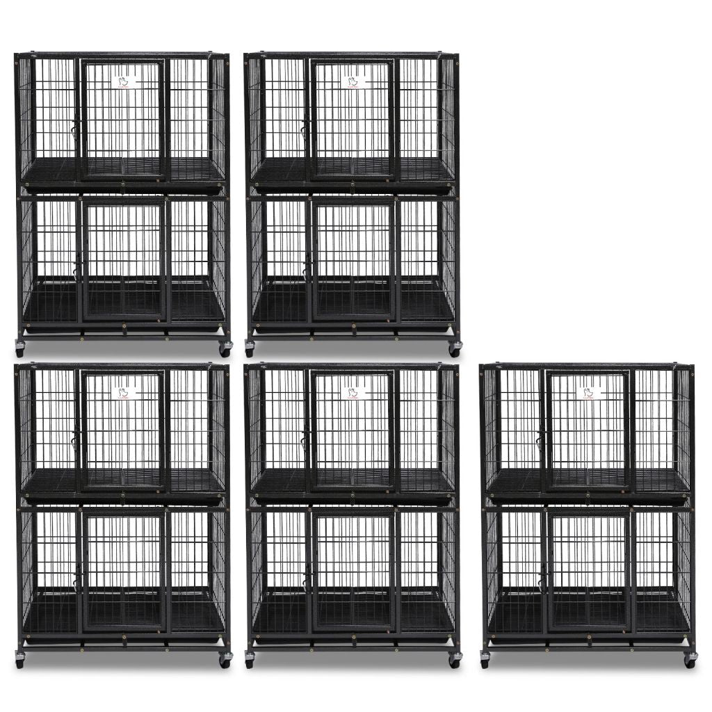 31" Two-Tier Dog Crate 46A 5 Pack