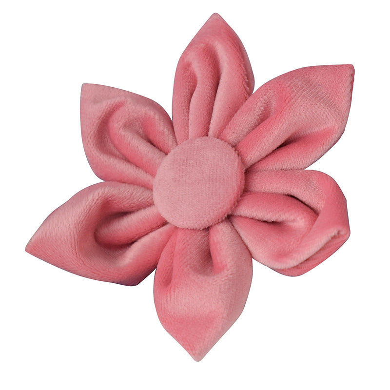 Flannelette Model Dog Harness Pet Supplies Flowers
