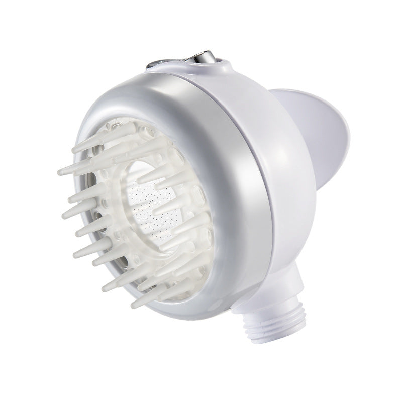 Creative dog bath, pet shower, cat massage, shower head, small dog products, cat washing tools, dog brush White