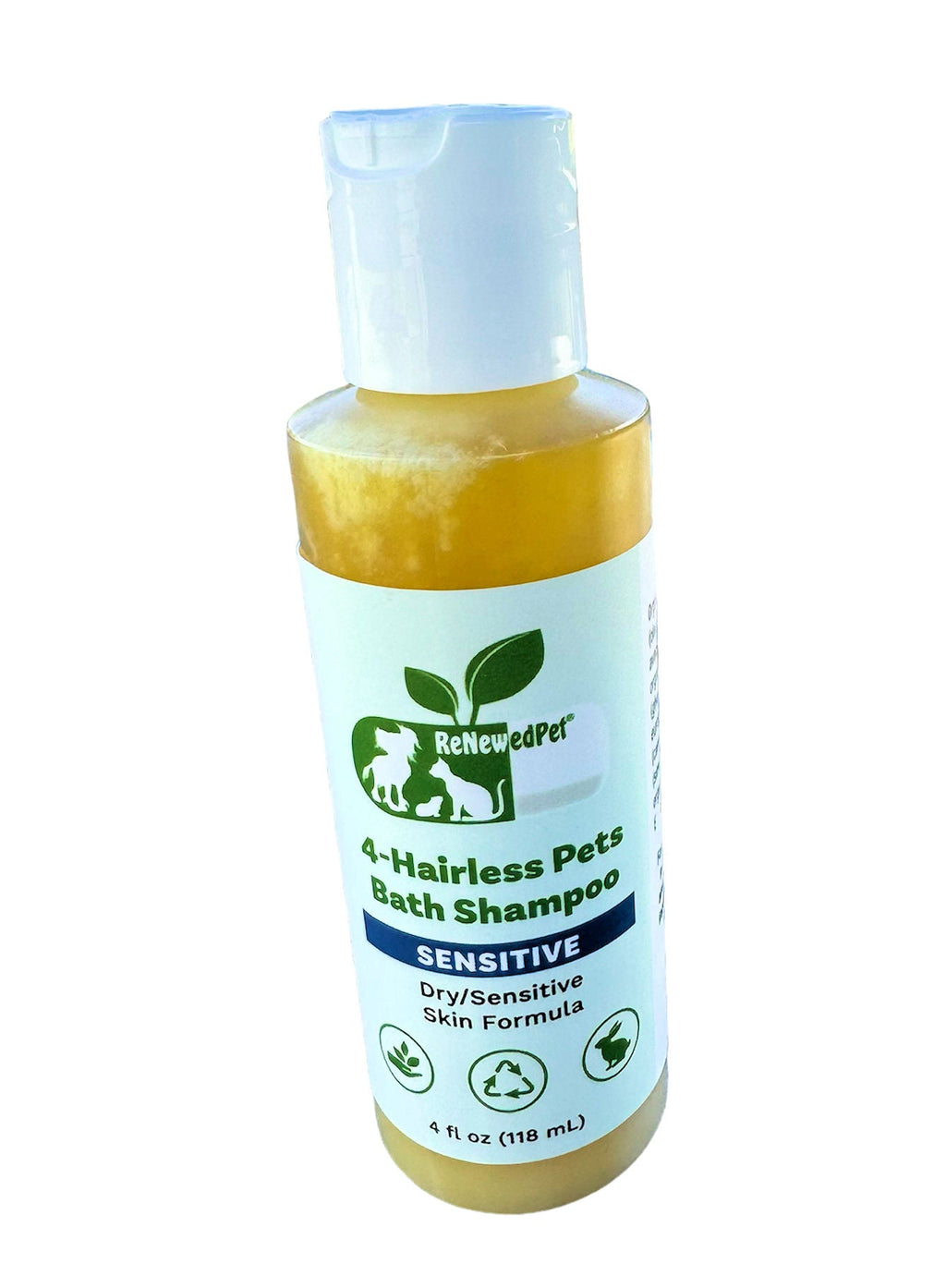 4-HAIRLESS PETS SENSITIVE SHAMPOO 4 OZ. ($4.48 oz.)