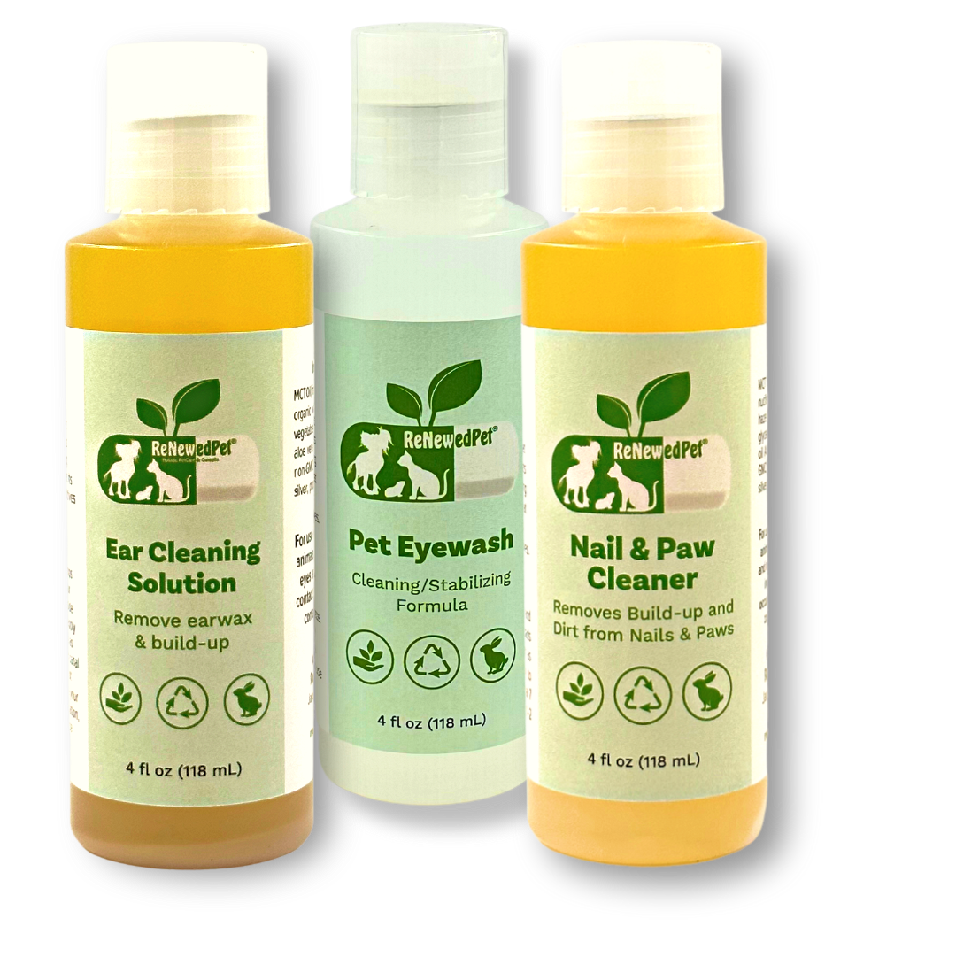 4-ALL PETS EAR, NAIL & EYEWASH KIT 4 OZ. KIT ($7.82 oz.) NO COTTON PADS