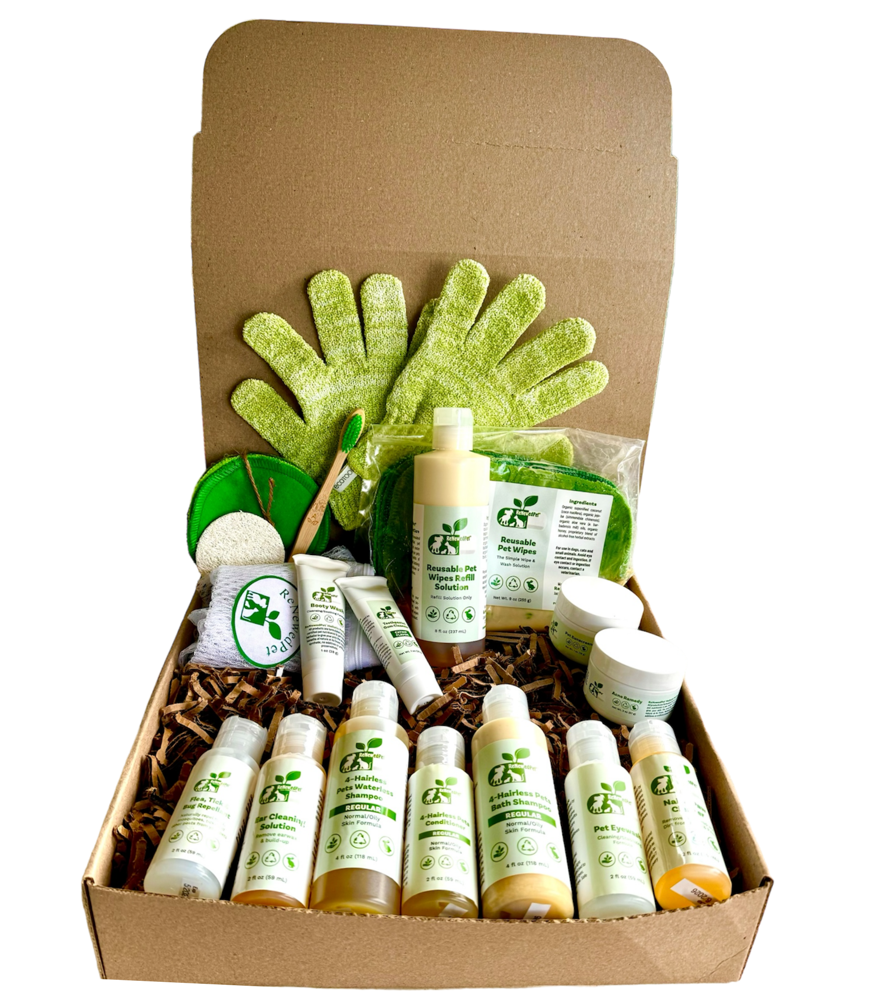 4-HAIRLESS PETS ULTIMATE GROOMING KIT HALF SIZE ($8.51 oz.)