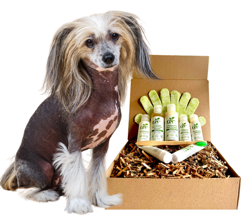 4-HAIRLESS PETS *DOG SENSITIVE KIT HALF SIZE ($6.90 oz.)