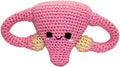 Super Uterus Crocheted Knit Knack Pet Toy