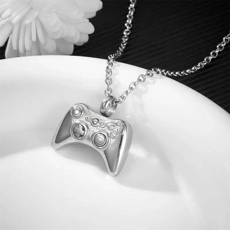Game Controller Cremation Necklace Pendant