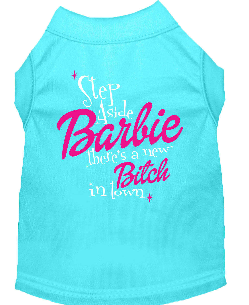 Step Aside There's a New Bitch Pet Shirt Aqua