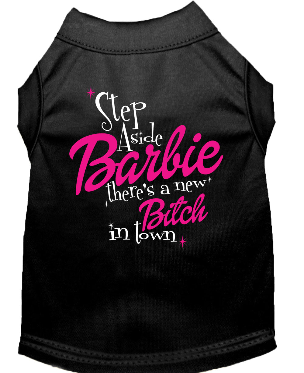 Step Aside There's a New Bitch Pet Shirt Black